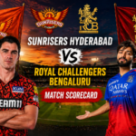 Sunrisers Hyderabad Vs Royal Challengers Bengaluru Match Scorecard