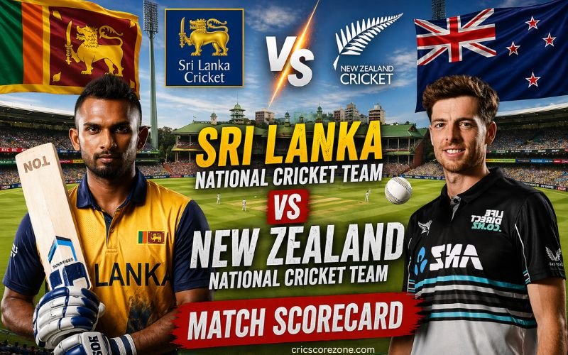 sri lanka national cricket team vs new zealand national cricket team match scorecard