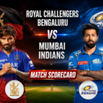 Royal Challengers Bengaluru Vs Mumbai Indians Match Scorecard