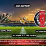 New Zealand National Cricket Team vs Afghanistan National Cricket Team Match Scorecard