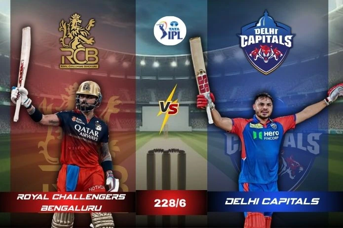 royal challengers bengaluru vs delhi capitals match scorecard