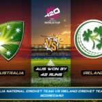 australia national cricket team vs ireland cricket team match scorecard
