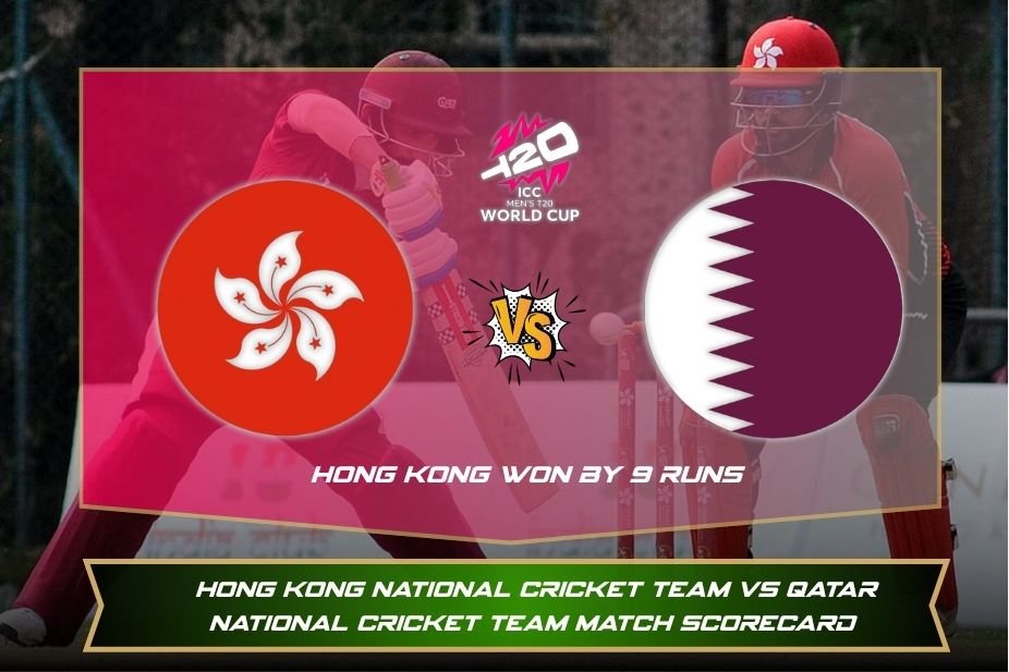 hong kong national cricket team vs qatar national cricket team match scorecard