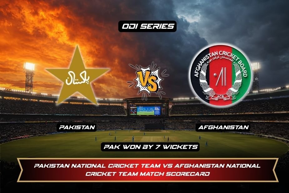 pakistan national cricket team vs afghanistan national cricket team match scorecard