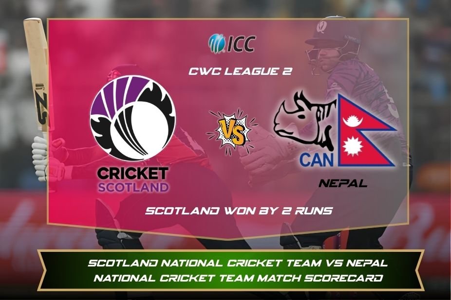 scotland national cricket team vs nepal national cricket team match scorecard