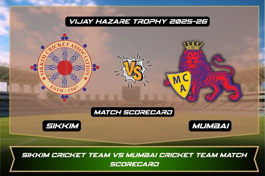 Sikkim Cricket Team vs Mumbai Cricket Team Match Scorecard