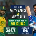 Australian Men’s Cricket Team vs South Africa National Cricket Team Match Scorecard
