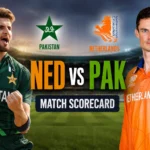 Netherlands National Cricket Team vs Pakistan National Cricket Team Match Scorecard: Complete Match Highlights & Full Scorecard