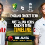 England Cricket Team vs Australian Men’s Cricket Team Timeline: Complete Ashes Journey & Historic Rivalry