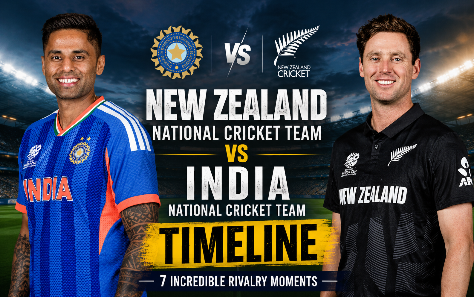 New Zealand National Cricket Team vs India National Cricket Team Timeline: 7 Incredible Rivalry Moments New Zealand National Cricket Team vs India National Cricket Team Timeline: 7 Incredible Rivalry Moments