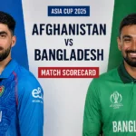 Afghanistan National Cricket Team vs Bangladesh National Cricket Team Match Scorecard – Full Scorecard, Stats & Highlights