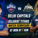 Delhi Capitals vs Gujarat Titans Match Scorecard: GT Edge DC by 1 Run in an IPL 2026 Thriller